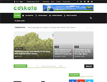 Tablet Screenshot of coskata.com
